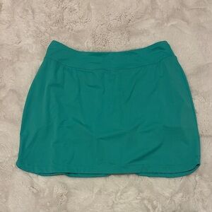 Gottex Vibrant Teal Mini Skirt EUC Sz L